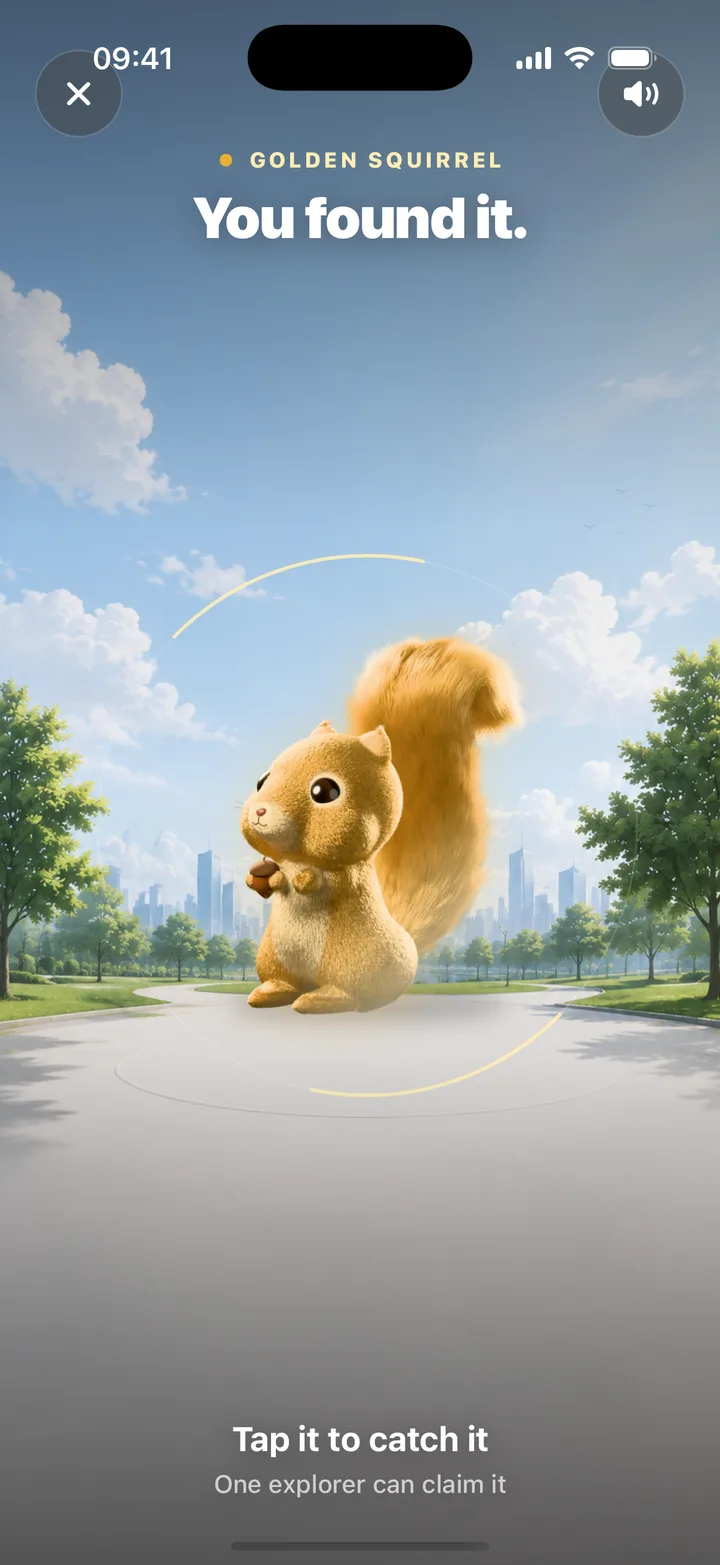 Golden Squirrel: you found it